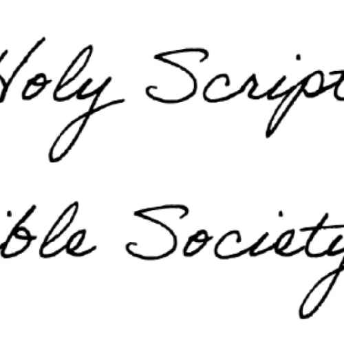 The Holy Scriptures Bible Society Logo